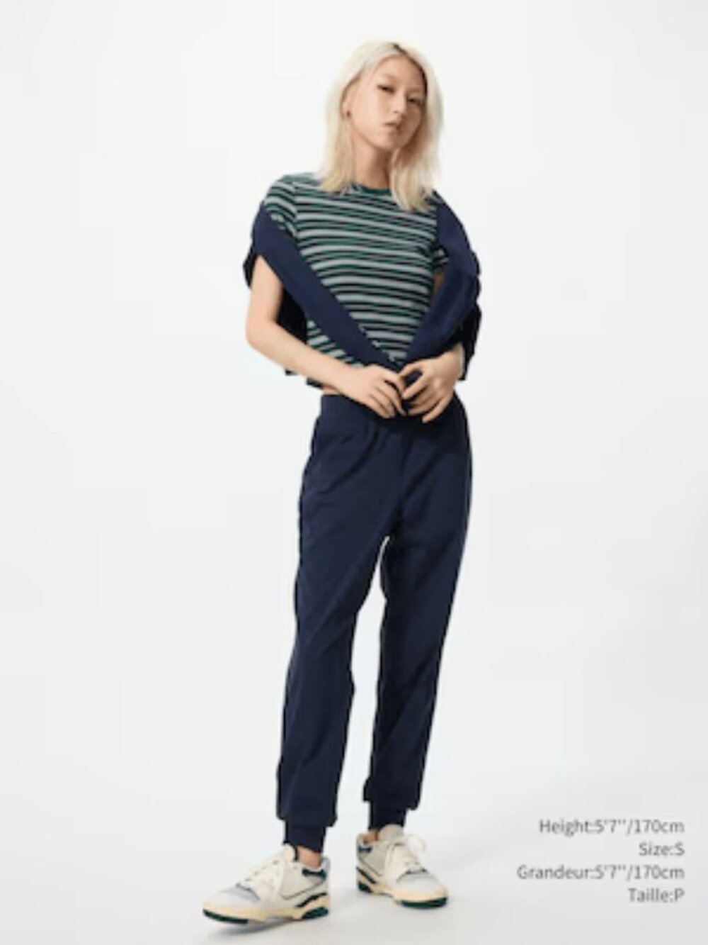 Uniqlo Airism Extra Stretch Active Tapered Jogger Pants Navy Blue Size XL
